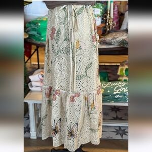 FREE JG BAG W/ NEW Jaded Gypsy Wild Flower Echo Skirt